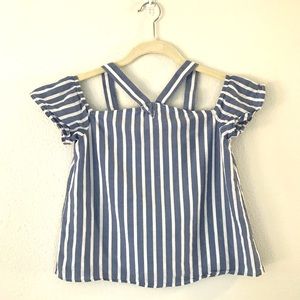 Adorable Abercrombie Kids Cold Shoulder Top